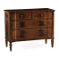 Regency Mahogany Reverse Breakfront Chest