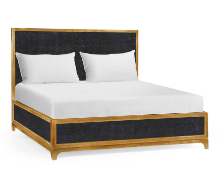 Charcoal & Gold Cali King Bed 
