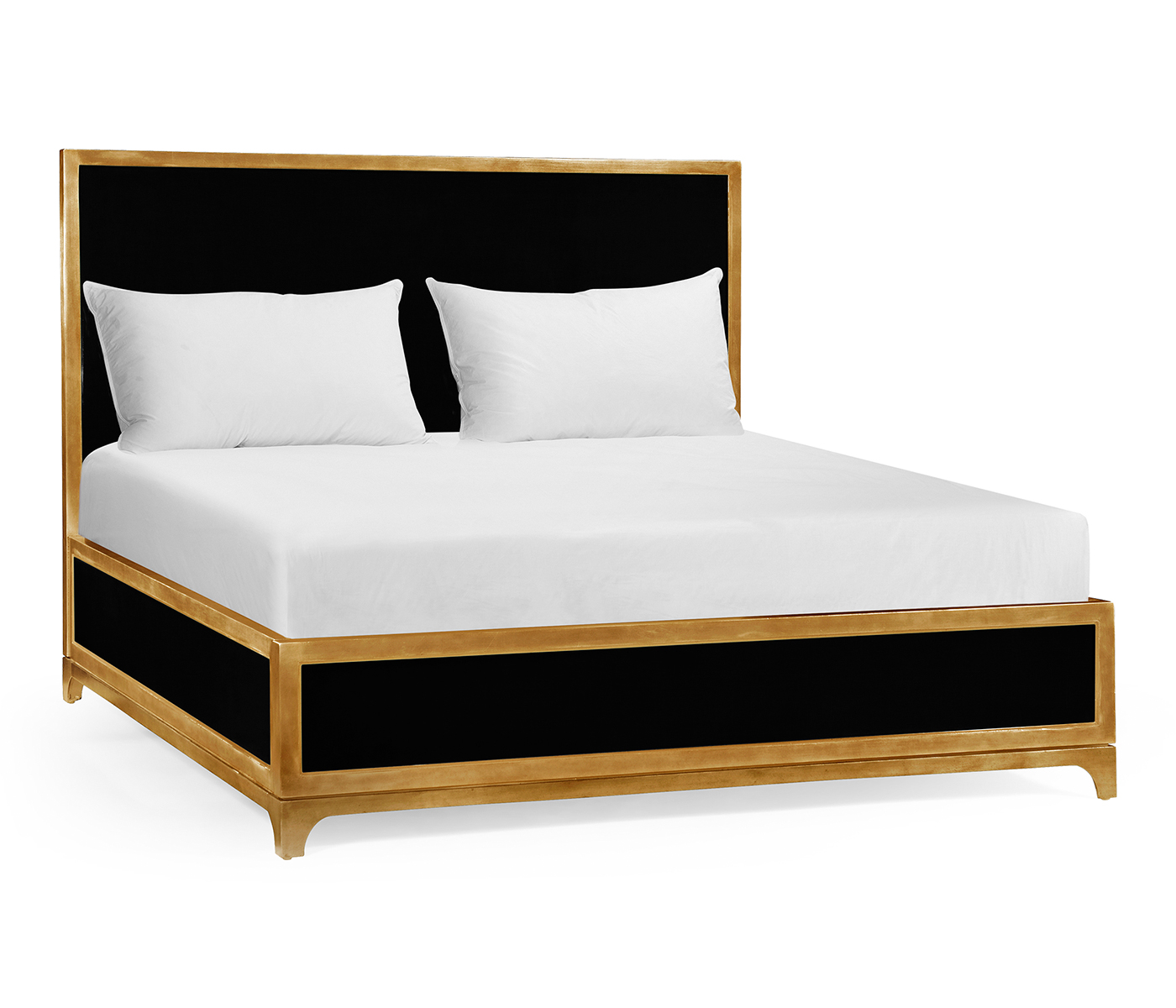 Noir & Gold Cali King Bed
