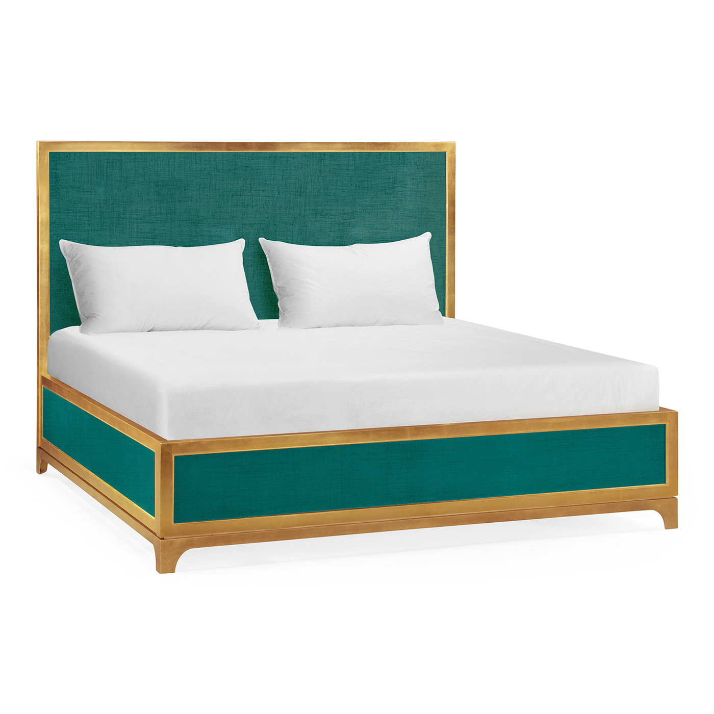 Peacock & Gold Cali King Bed 