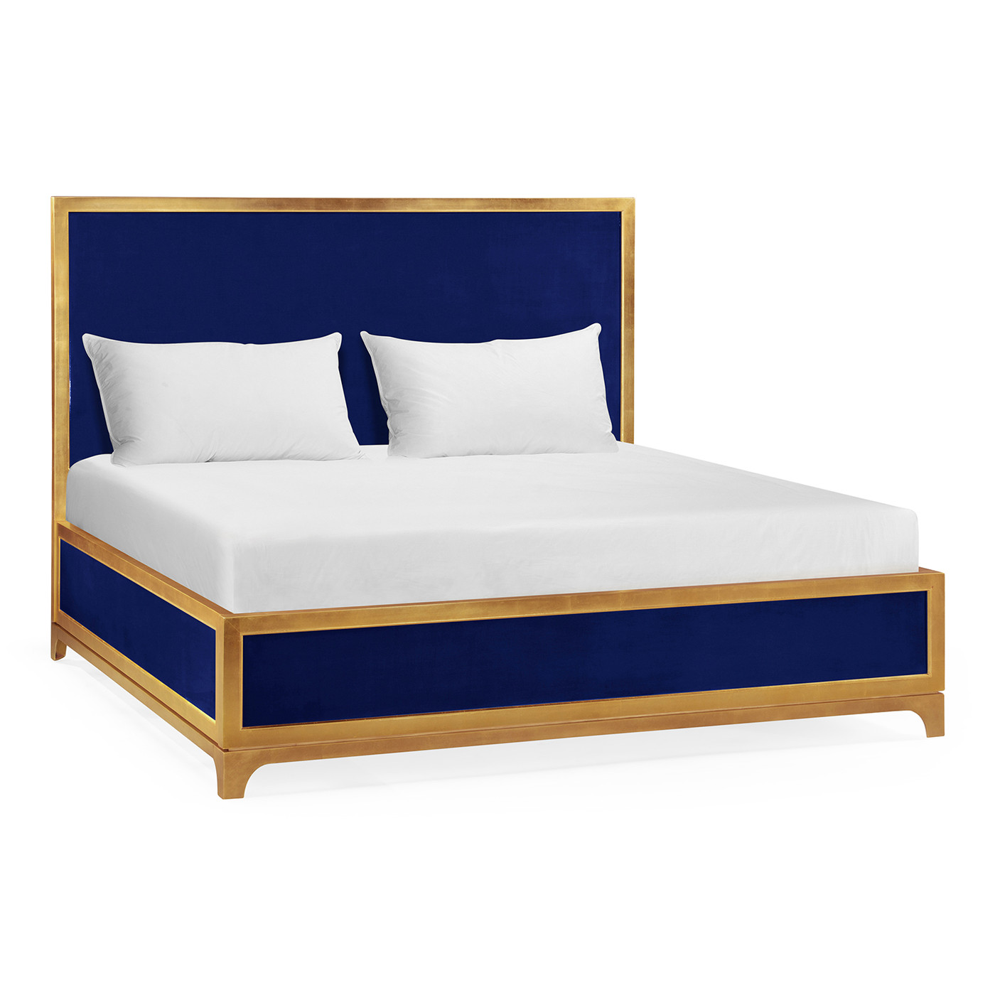 Royal Navy & Gold Cali King Bed