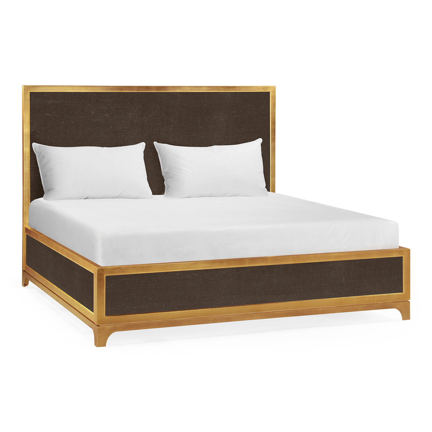 Coffee & Gold UK King Bed