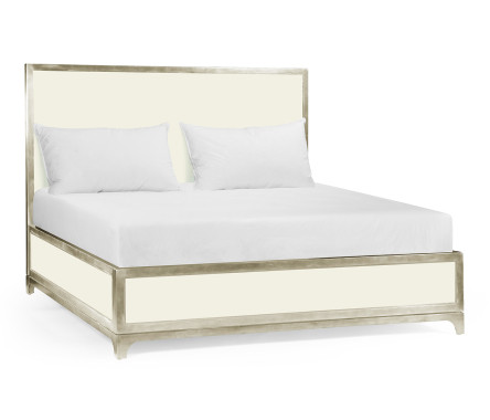 Blanc & Silver UK King Bed 