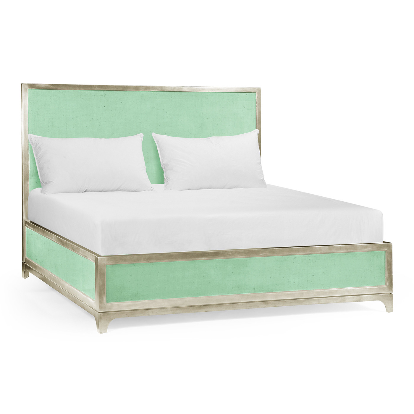 Robin's Egg & Silver UK King Bed