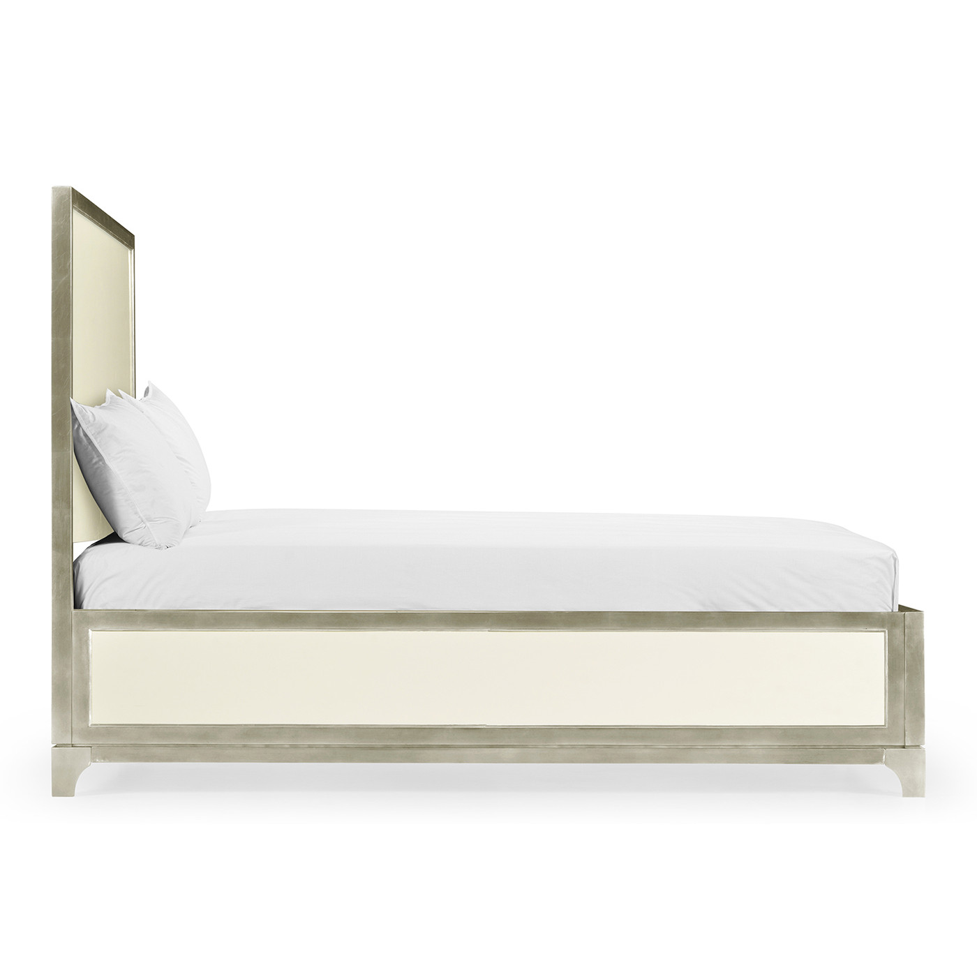 Blanc & Silver UK Queen Bed 