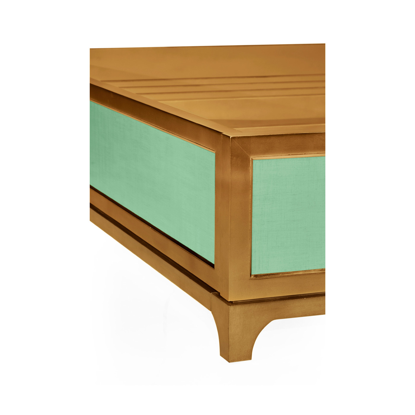 Robin's Egg & Gold US King Bed