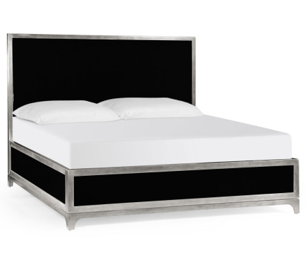 Noir & Silver US King Bed