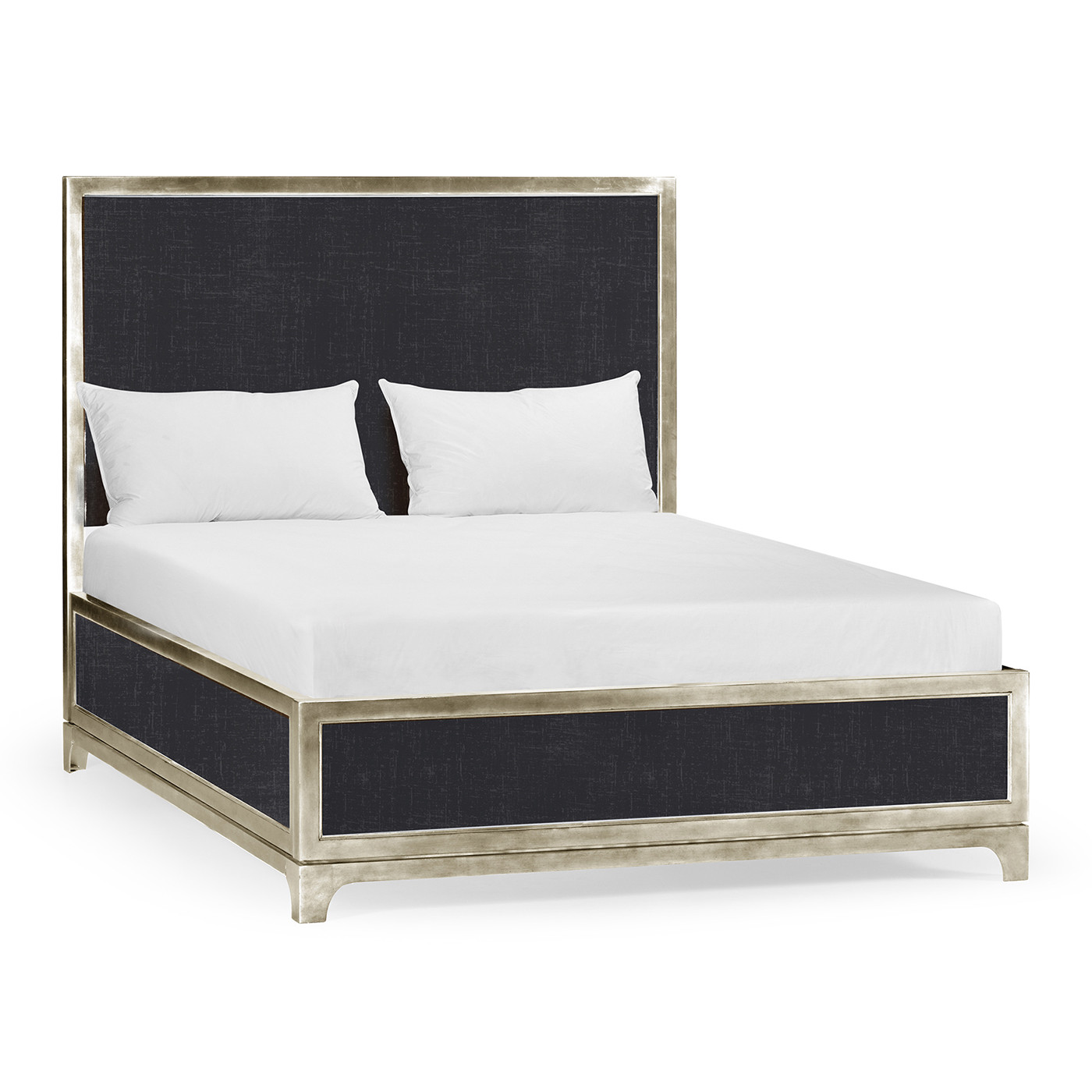 Charcoal & Silver US Queen Bed 