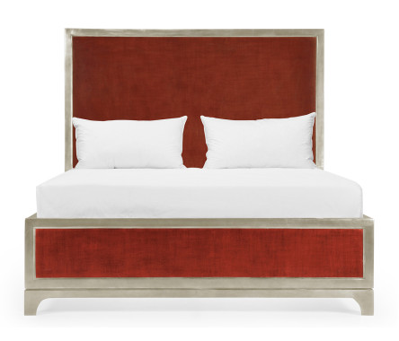 Lipstick & Silver US Queen Bed 