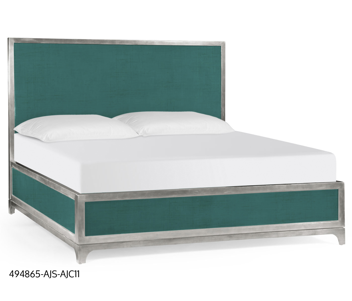 Peacock & Silver UK King Bed 