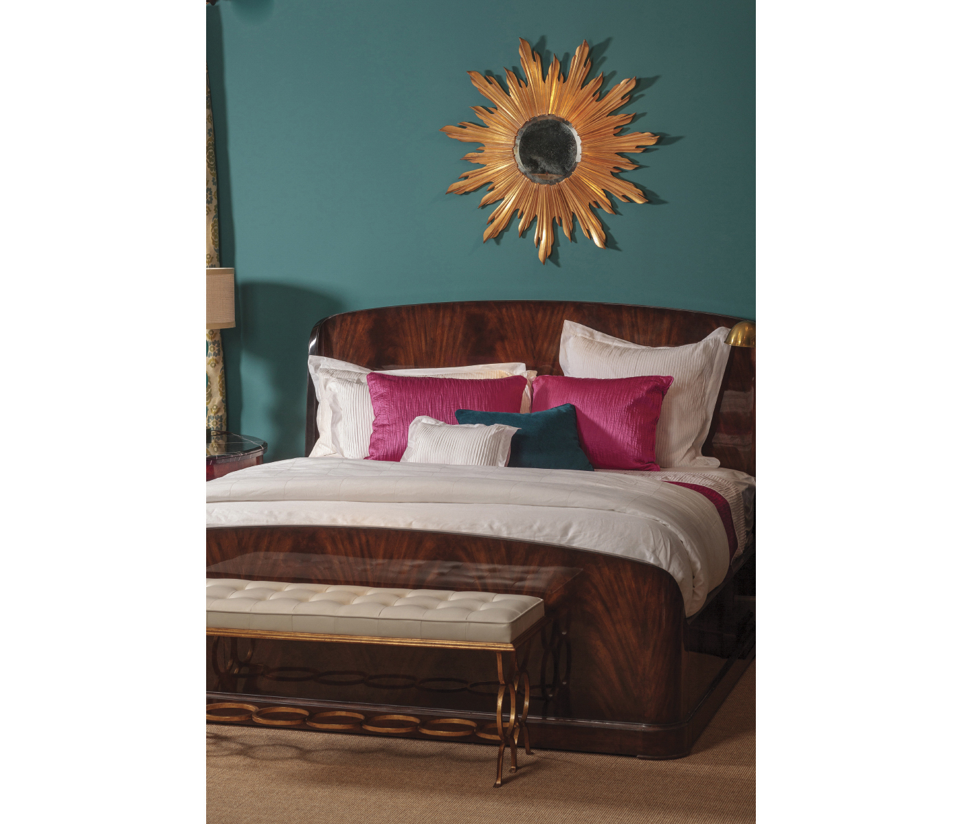 Biedermeier Mahogany US Queen Bed