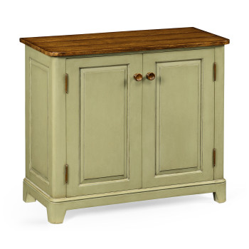 Gustavian style two door cupboard