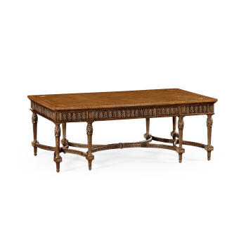 Napoleon III style coffee table with fine inlay