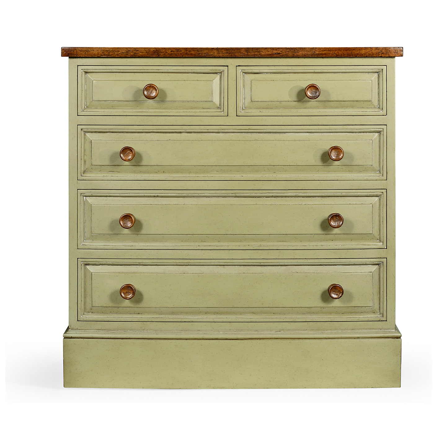 Gustavian Style Bow Fronted Chest