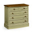 Gustavian Style Bow Fronted Chest