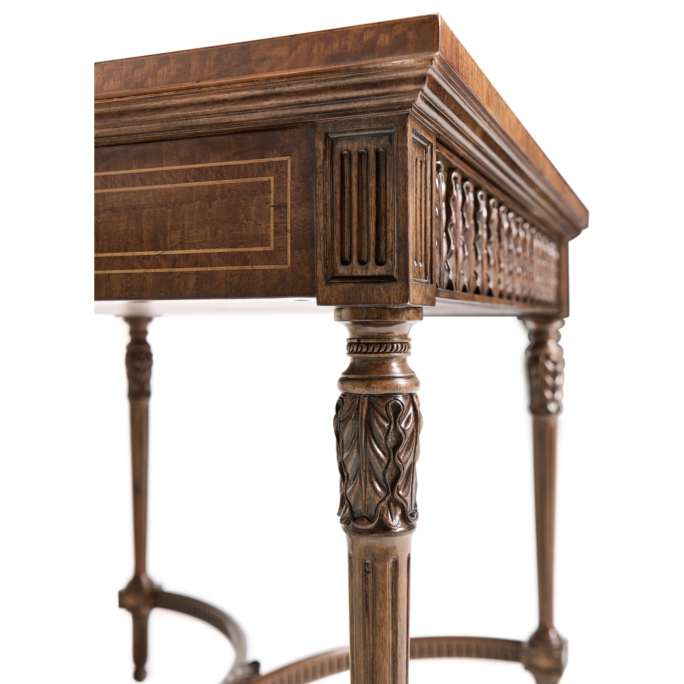 Napoleon III style side table with fine inlay