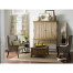 Distressed Bronze Three Tier Table