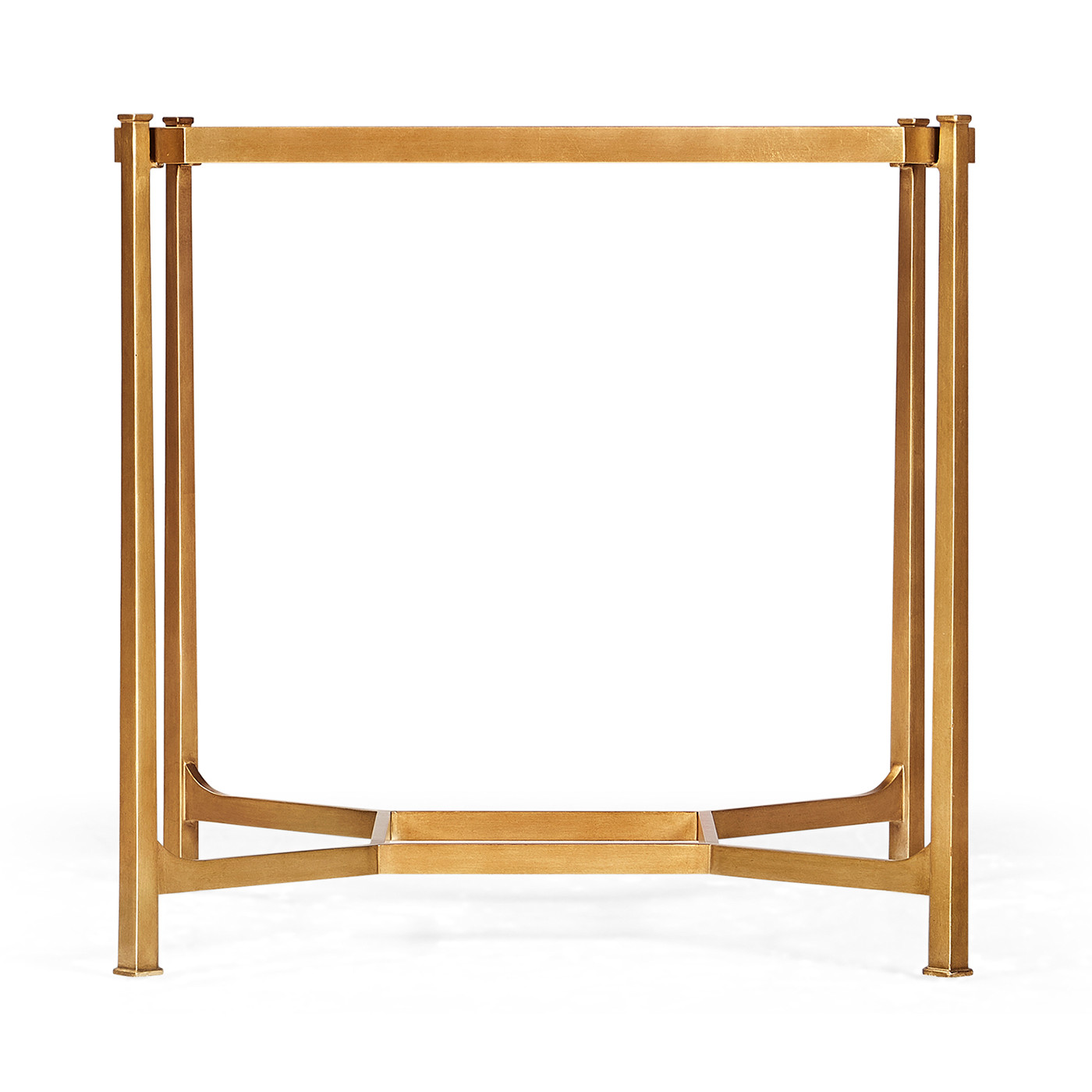 Gilded Square Side Table