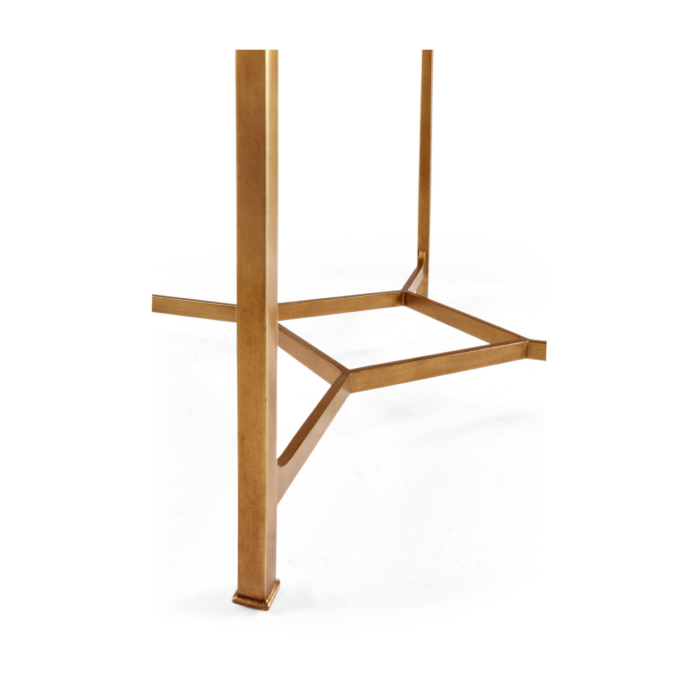 Gilded Square Side Table