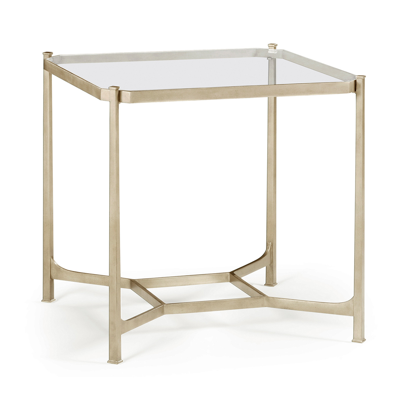 Silver Square Side Table