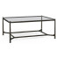 Distressed Bronze Rectangular Coffee Table