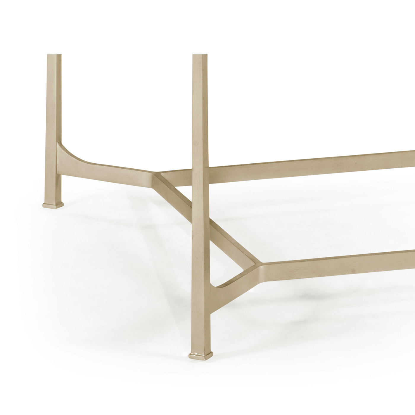 Silver Rectangular Coffee Table