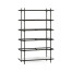Distressed Bronze Six Tier Étagère