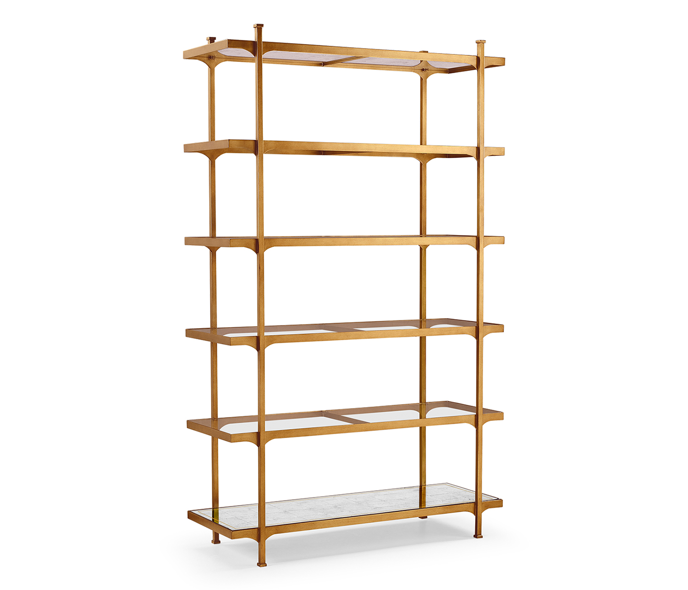 Gilded Six Tier Étagère