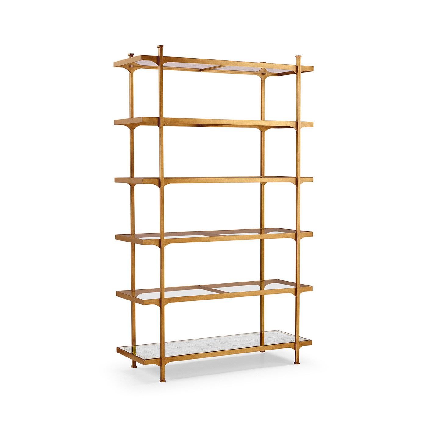 Gilded Six Tier Étagère