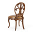 Sheraton Walnut Oval Back Side Chair