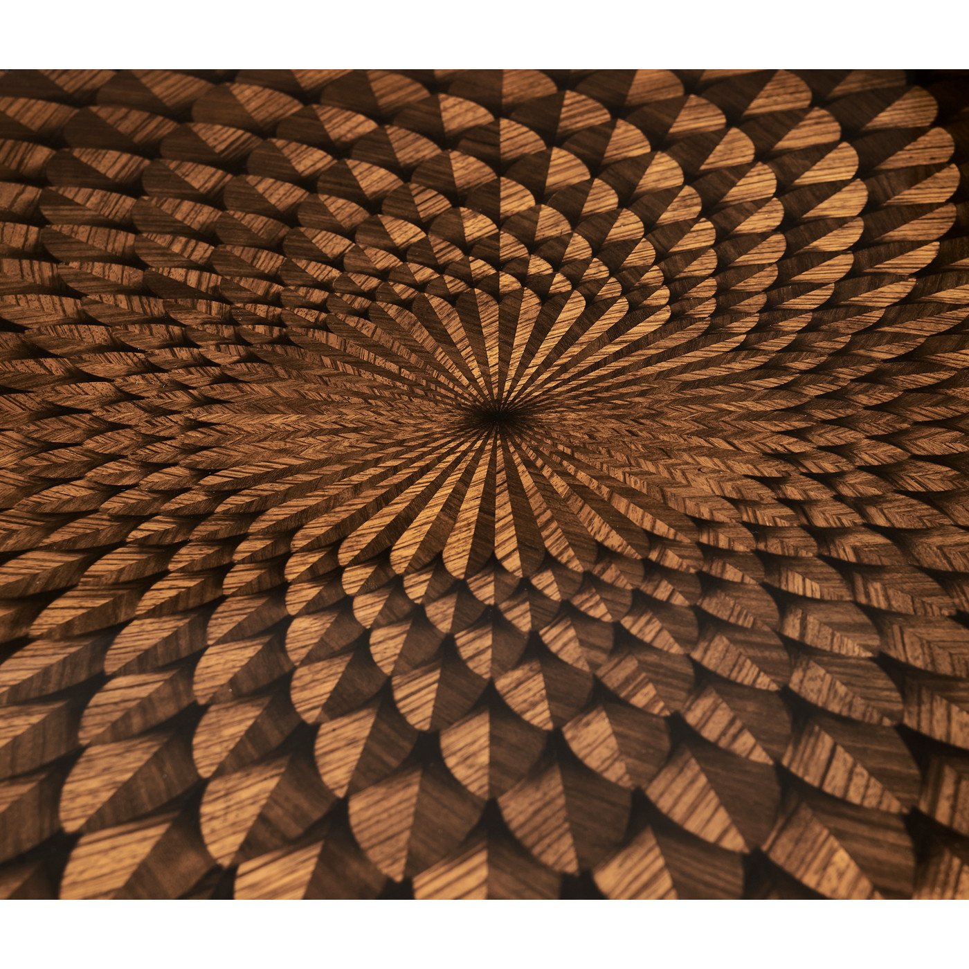 Feather Inlay Coffee Table