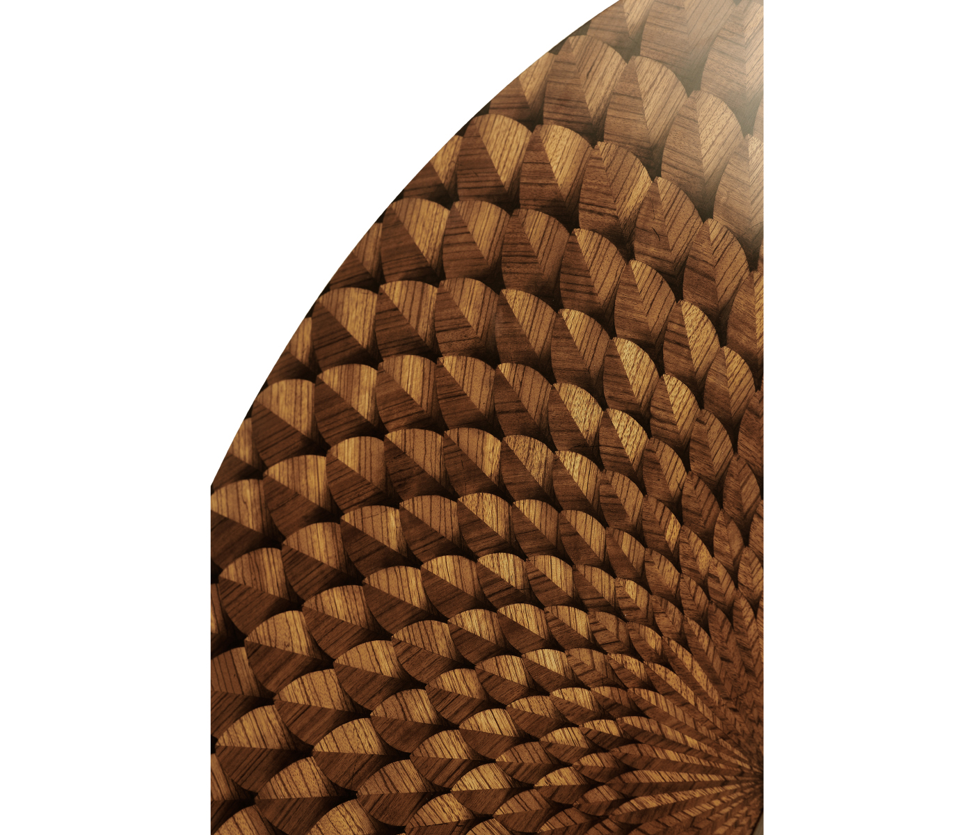 Feather Inlay Cocktail Cabinet