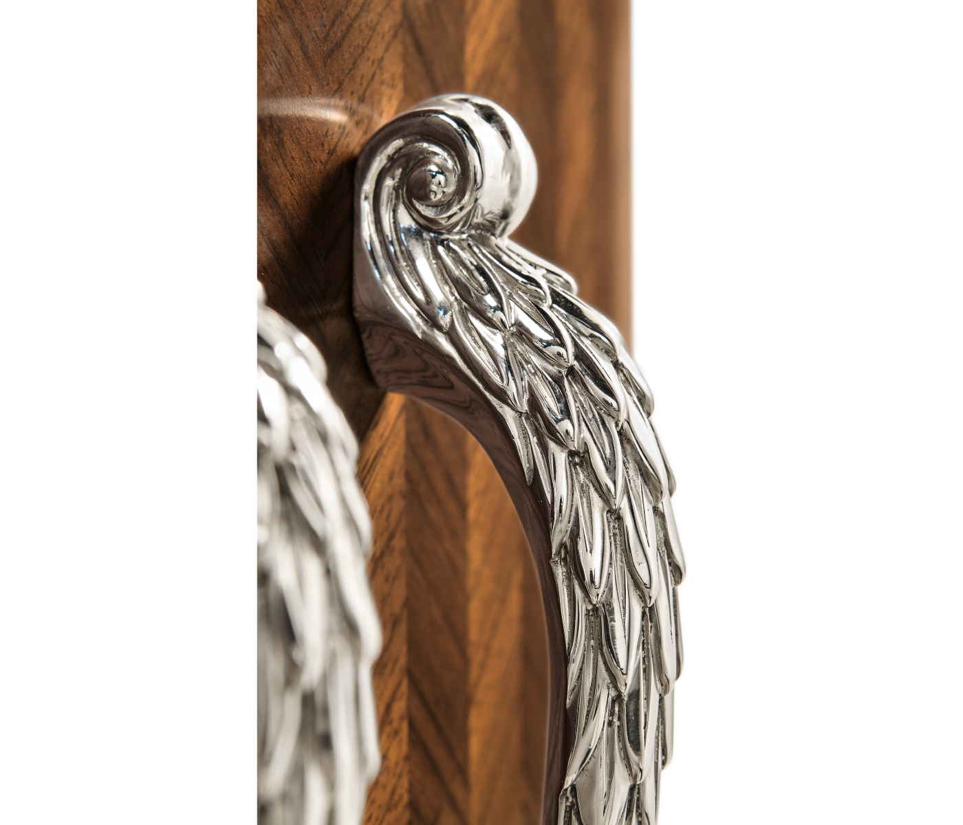 Feather Inlay Cocktail Cabinet