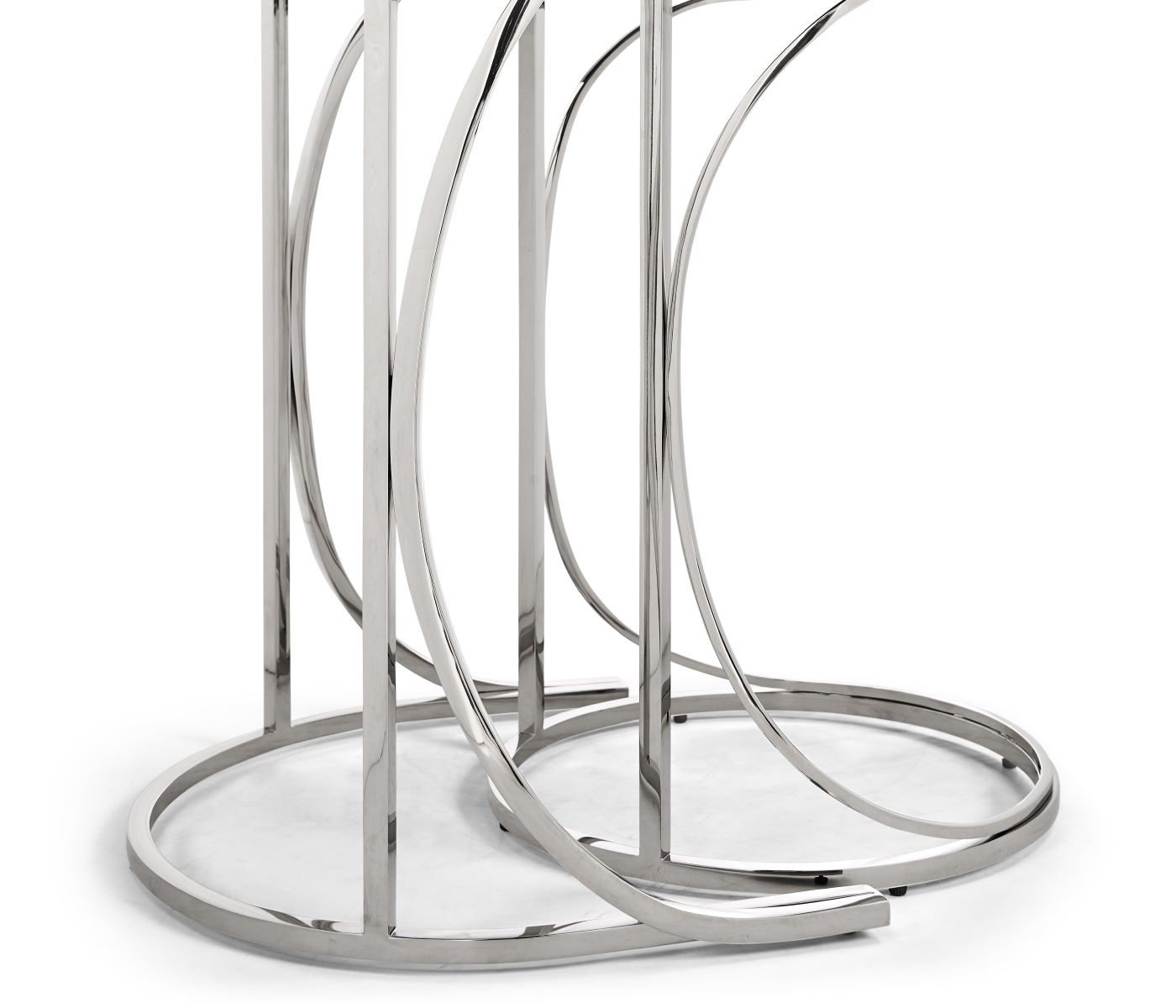 Feather Inlay Nest of Tables