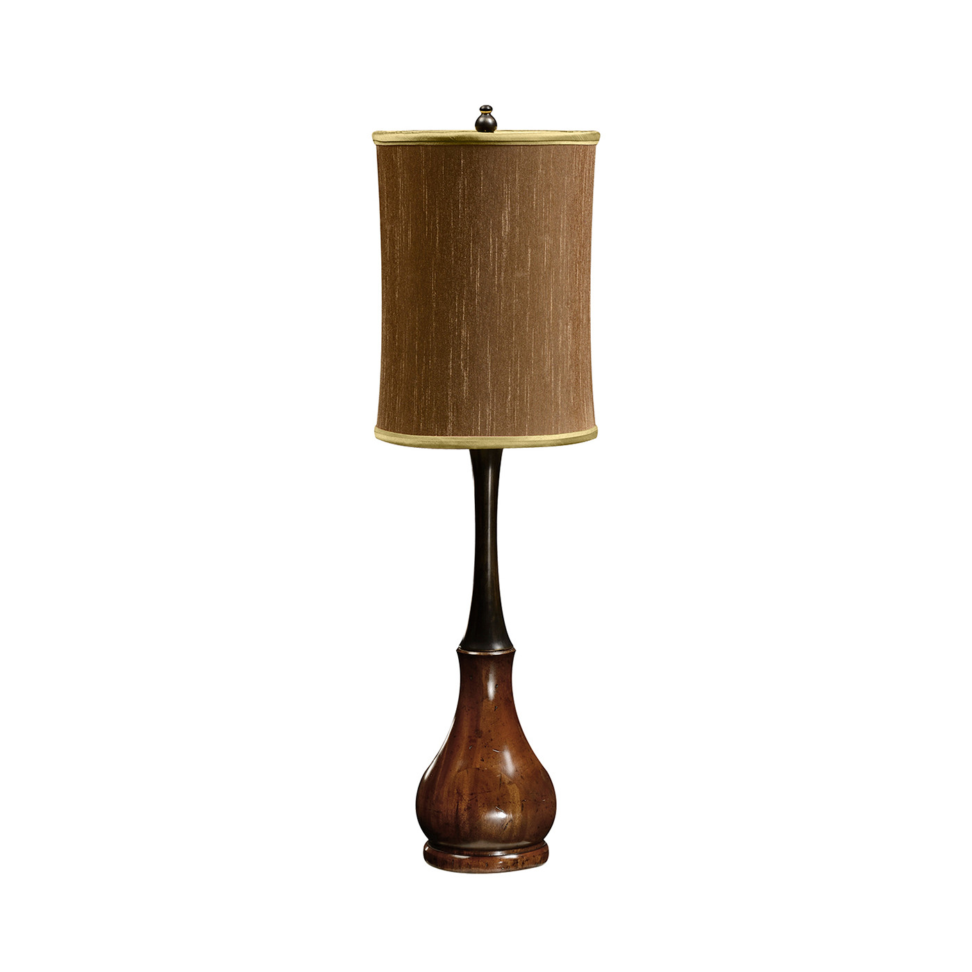 Mahogany & Ebonised Table Lamp