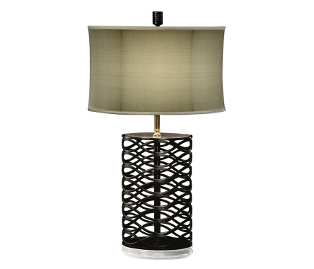 Bronze Interlaced Iron Table Lamp