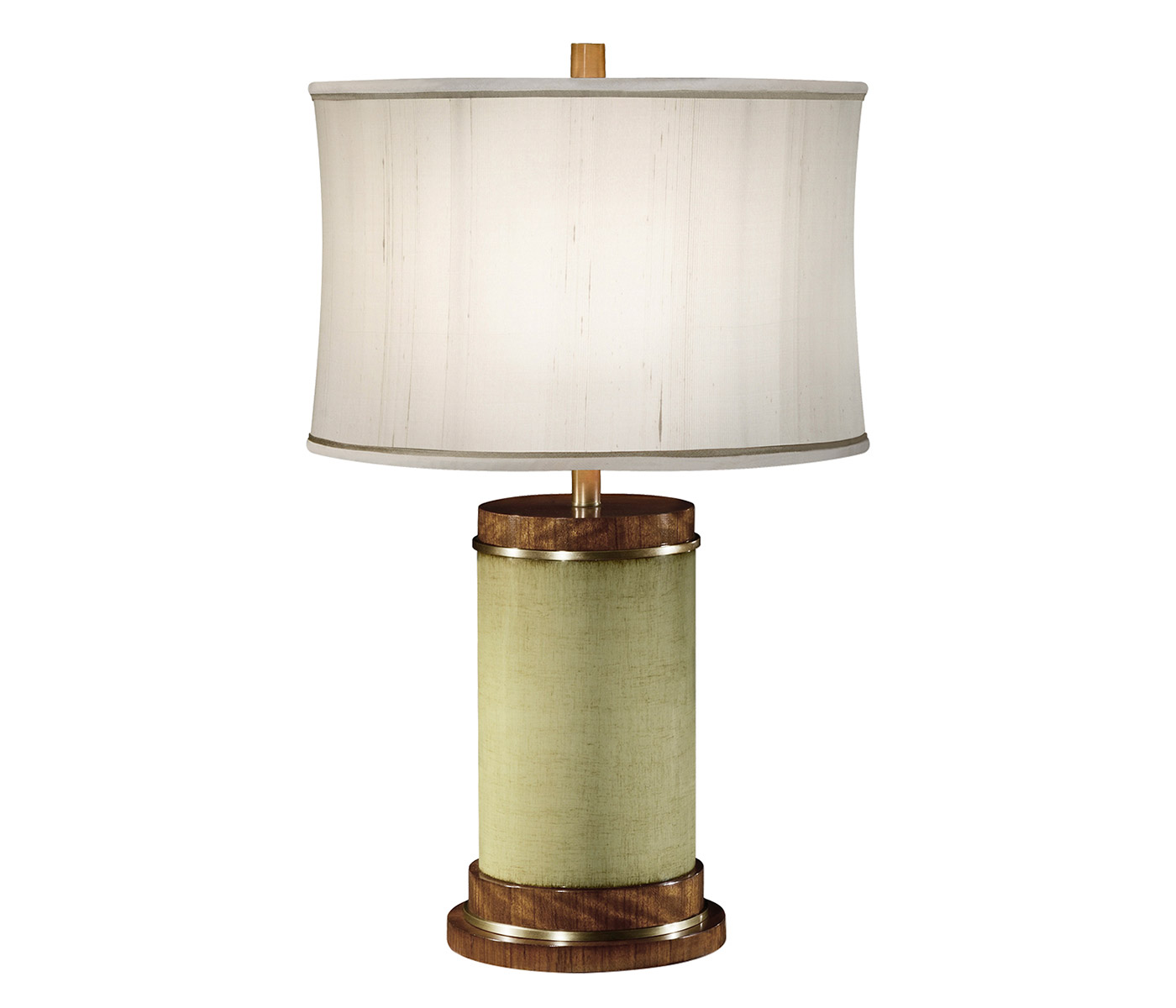 Sage Finish Hyedua Circular Table Lamp