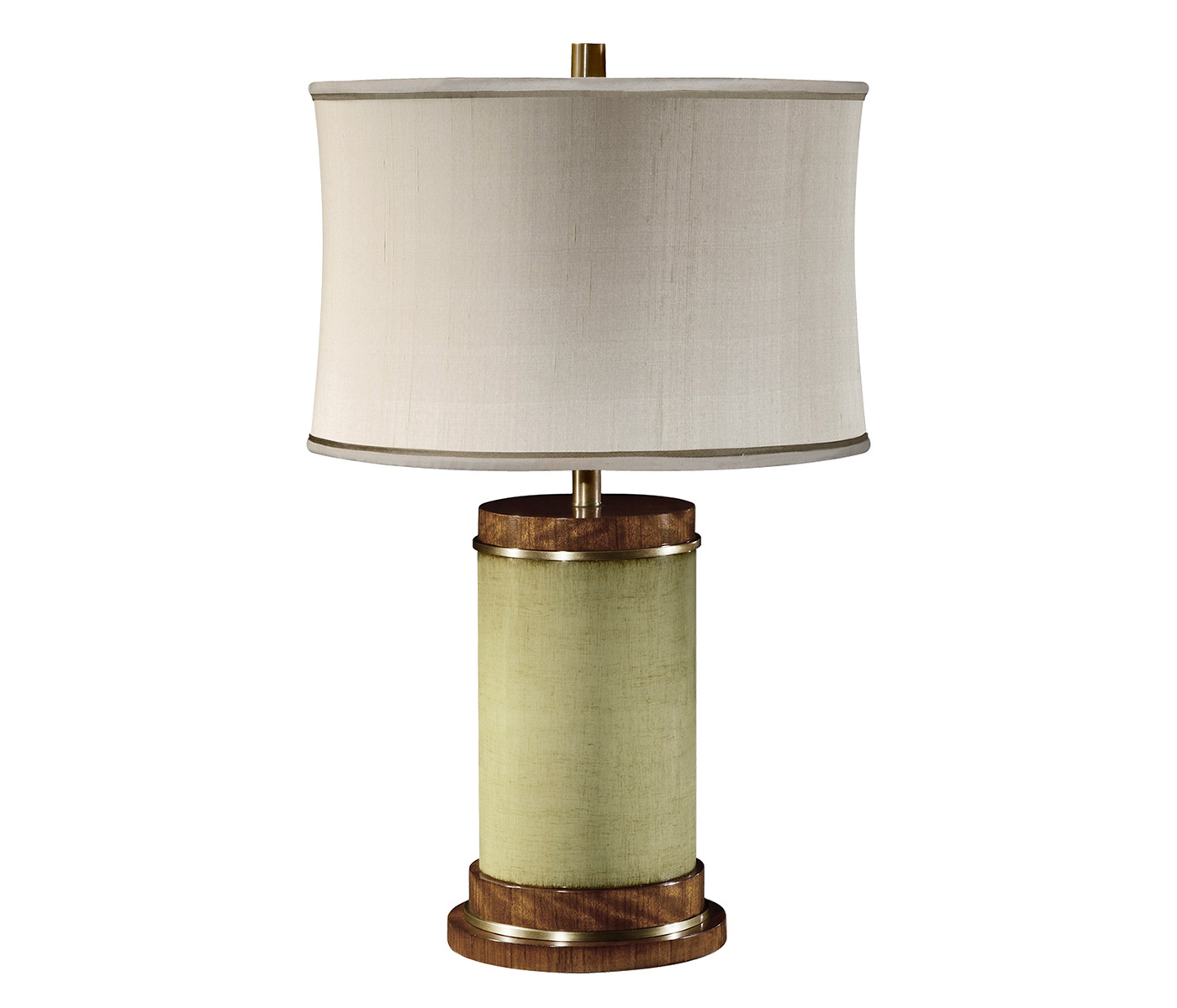 Sage Finish Hyedua Circular Table Lamp