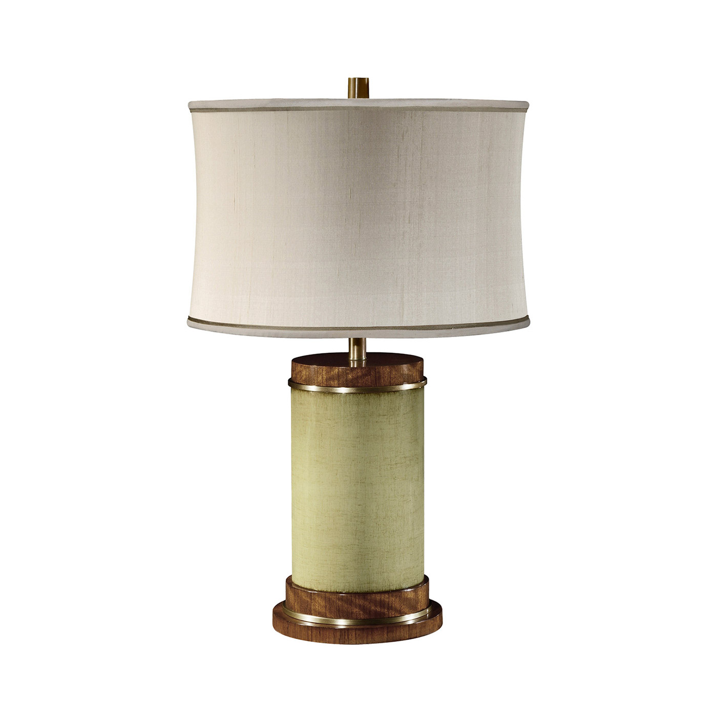 Sage Finish Hyedua Circular Table Lamp