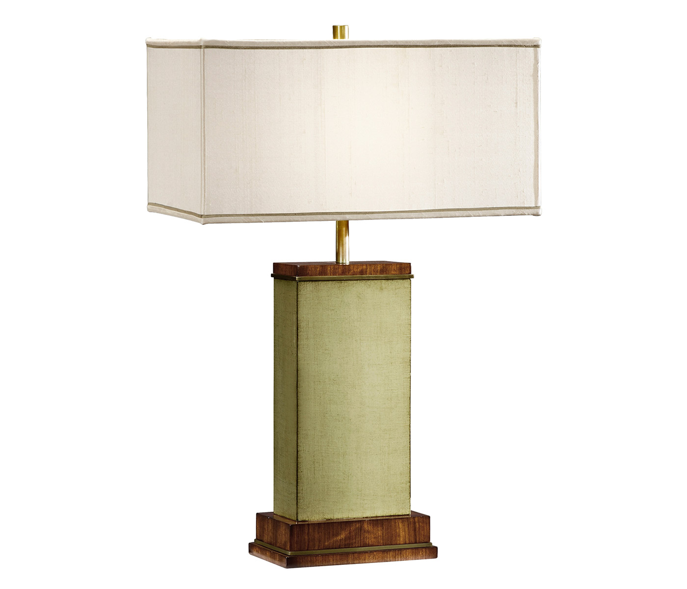Sage Finish Hyedua Rectangular Table Lamp