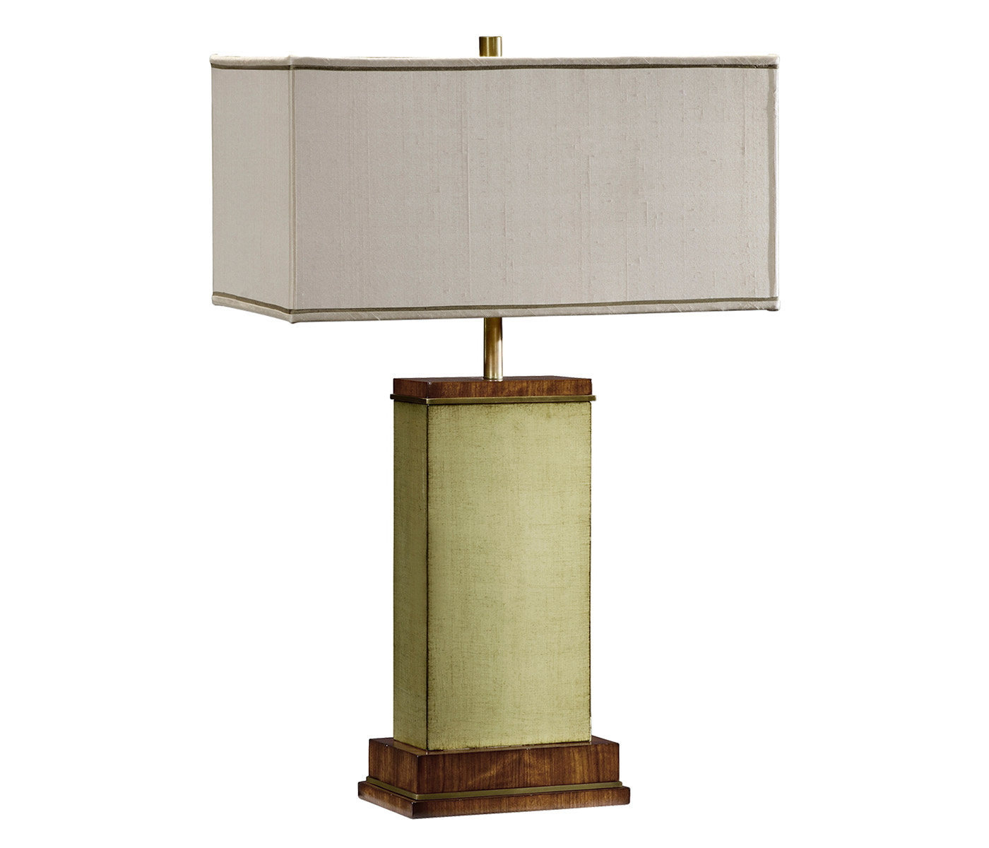 Sage Finish Hyedua Rectangular Table Lamp