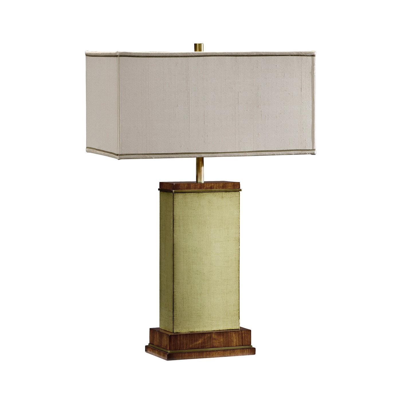 Sage Finish Hyedua Rectangular Table Lamp