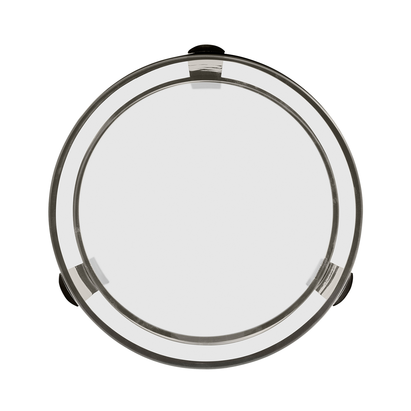 Gatsby Black Nickel Drinks Table