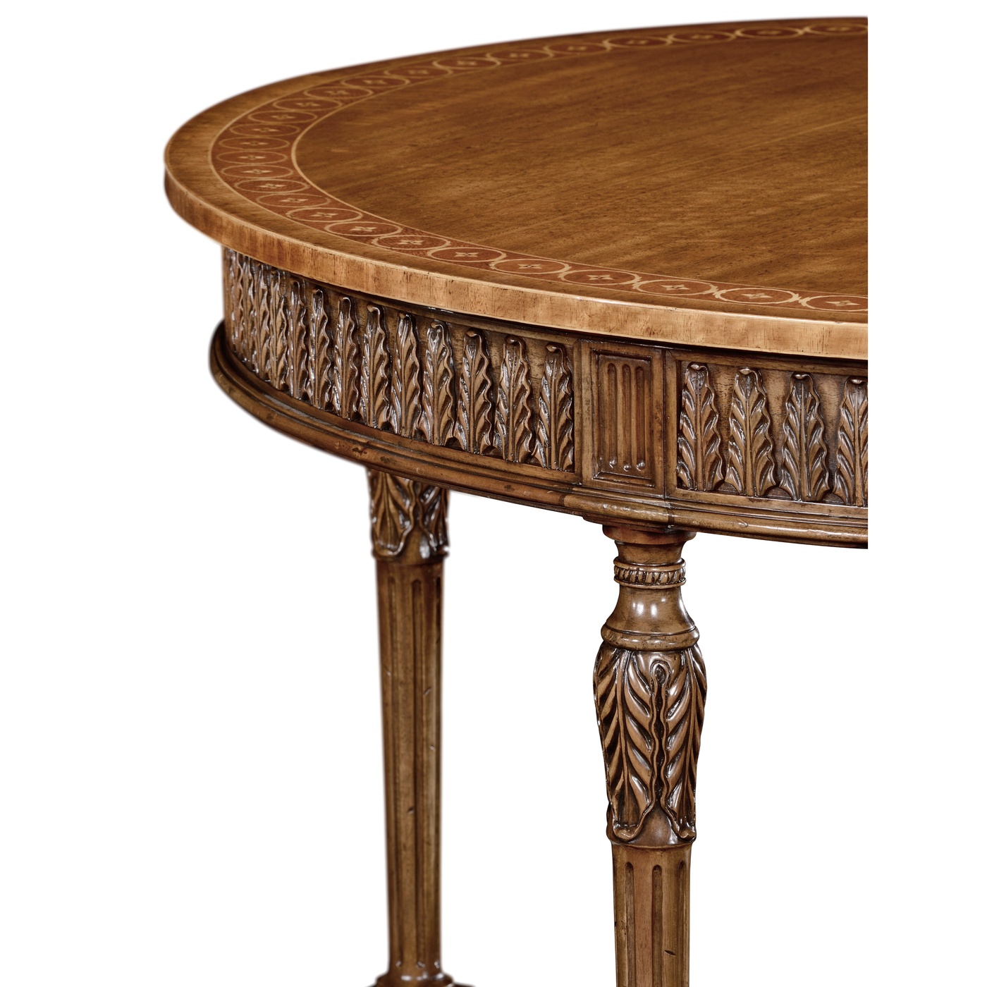 Napoleon III style circular centre table with fine inlay