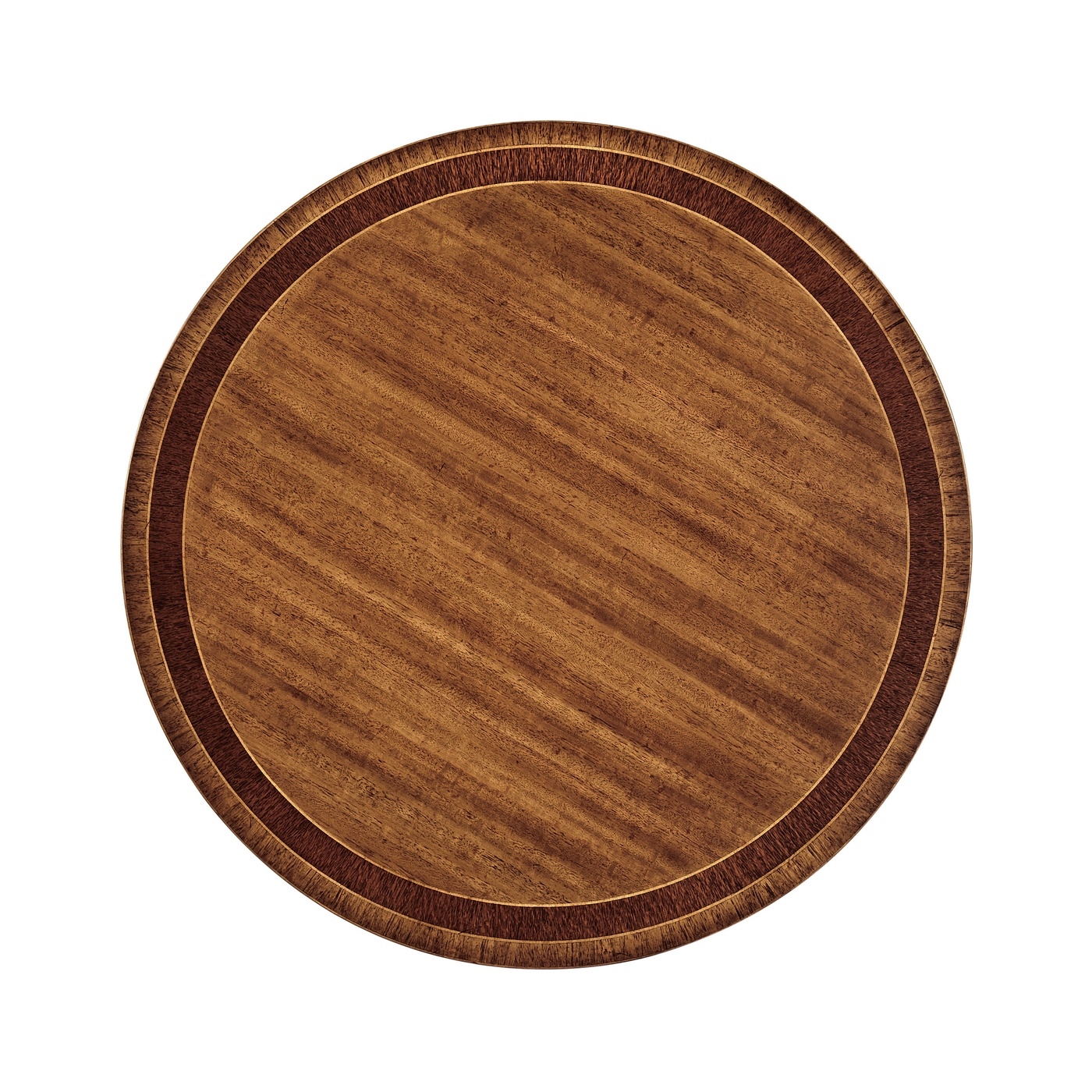 Napoleon III style round side table with fine inlay