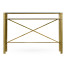 Brass & Glass Rectangular Console