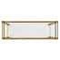 Brass & Glass Rectangular Console