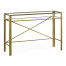 Brass & Glass Rectangular Console