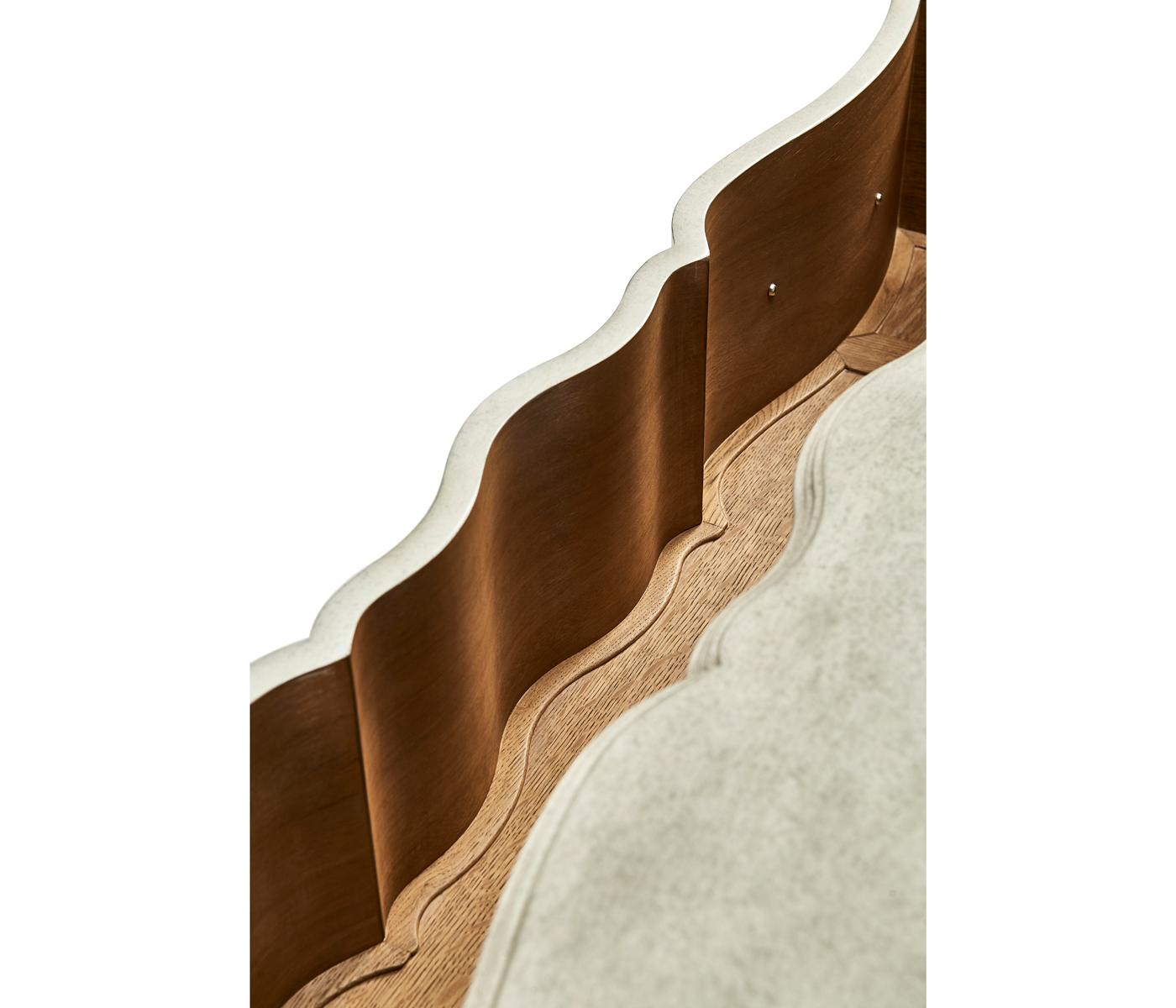 Peble grey - French provincial style chest of drawers