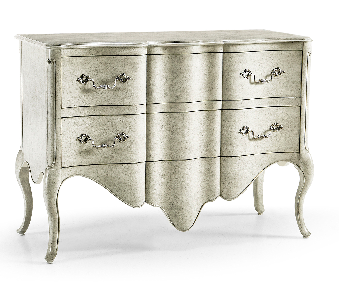Peble grey - French provincial style chest of drawers